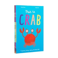 This is Parent-Child Interactive Storybook 3 Volumes English Children Art Creative Picture Book Supp