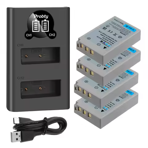 For Olympus BLS-5 BLS-50 PS-BLS5 BLS-1 PS-BLS1 E-420 E-450 E-600 E-620 Pen E-P1 E-P2 E-P3 E-PL1 E-PL