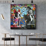 Graffiti Pop art Oil Painting Colorful Portrait of the Queen Poster and Printing Cuadros Wall Art Pi