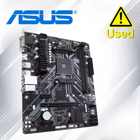 GIGABYTE B450M S2H With AMD AM4 DDR4 Micro ATX Usb 3.1 gen1 Vga DVI-D 32g m.2 slot