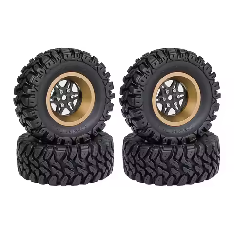 Carbon Fiber Alloy 1.2 Inch Beadlock Wheel Hub Rims for 1/18 TRX4M SCX24 FMS FCX18 FCX24 Furitek RC 