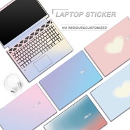 ASUS Vivobook X1503ZA  3pcs ABC No Residue Costomized Computer Laptop Precut Decal Skin Vinyl Notebo