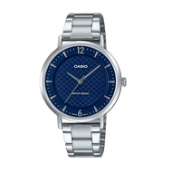 Casio LTP-VT04D-2A Blue Analog Minimalist Stainless Steel Quartz Ladies Watch