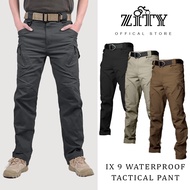 ZITY Training Pants IX9 for Men Multi-Pocket Waterproof Quick-Drying Sweat-Absorbent Sizes S-5XL
