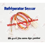 WSS Defrost Thermostat Bimetal Toshiba Refrigerator Sensor LG Freezer Spare Parts 2 wayar (Peti Sejuk Sensor)