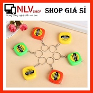 1m long mini drawstring ruler with keychain, convenient ruler keychain for studying and building eve