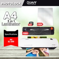 QUAFF 3in1 A4 Laminating machine ( Max Laminate 125microns ) SL-299