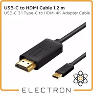 Usb-c 3.1 Type-C to HDMI 4K Adapter Cable for Smartphone Tablet Laptop Cable