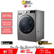 LG F2720RVTV 20/10kg | Front Load Washing Machine with Inverter Direct Drive | Washer | Mesin Basuh