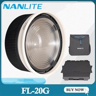 Nanlite FL-20G Fresnel Lens Bowens Mount 10°-45° Focus and Floodlight Adjustment Photography Light A