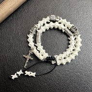 Snake Bone Bracelet Natural Unpopular Niche Wenwan Simple Bracelet Pure Natural Snake Bone Chain Jew