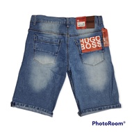 aldi store88celana jeans pendek hugo boss premium/celana jeans pendek pria hugo /tjeans