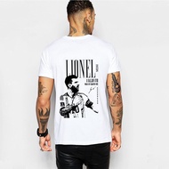 Messi  Comfortable new printed short sleeved T-shirt man T-shirt Cotton -5XL