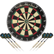Darts Set with 6 Pieces Copper Darts Set Premium Compressed Sisal Dart Board And Removable Number Ri
