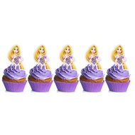 12pcs Rapunzel Tangled Cupcake Topper