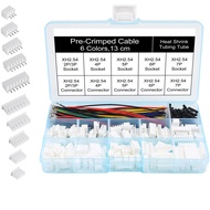 XH 2.54mm Connector Socket Kit and Pre-Crimped Cable Wire 2Pin 3 Pin 4 Pin 5 Pin 6 Pin 7Pin Housing 