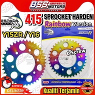 ESPADA 415 Yamaha Y15 Y15ZR Y16 Y16ZR 6 Screw Sprocket Harden Steel Titanium Rainbow 35T - 41T Spock