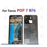 Back cover housing for Tecno POP 7 LCD Frame BF6