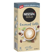 Nescafe Gold Coconut Latte Sachets - 6 single serve sachets