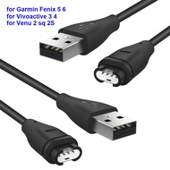 สายชาร์จแบตเตอรี่สำหรับ Garmin Fenix 5 5S 5X plus/ 6 6s 6X Pro 7 7X 7S/vivoactive 3 4S /venu 2 S 2 SQ USB