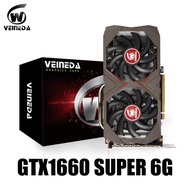 VEINEDA  gtx 1660 6GB Graphics Cards 192Bit GDDR5 GTX 1660 Super 6G  GPU PC Video Card for nVIDIA Ge