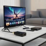 Vention 4K DPHDMI/,、PC、 Penyesuai Vention 4K DP ke HDMI Emas Jantan/Betina untuk Laptop, PC, Projekt