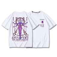 เสื้อยืด เสื้อยืดคอกลม T-shirt Eva New Century Evangelion First ม.achine 01 อะนิเมะอุปกรณ์ต่อพ่วงในฤดูใบไม้ร่วงและฤด