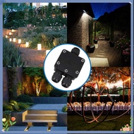 HECCEHZP Terminal Box Waterproof  /Electrical Cable Connector Wire Connector 3 Way Tee 1 In 2 Out Wi