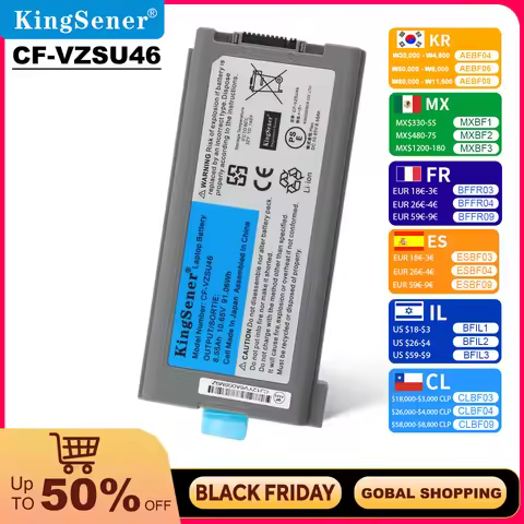 KingSener 10.65V 8550mAh Battery CF-VZSU46 For Panasonic Toughbook CF-30 CF-31 CF-53 Series CF-VZSU4