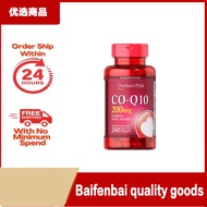 Ready stock Puritan's Pride COQ10 200mg 240 CoQ10 caps Q10