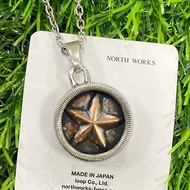 日本North Works N-612 星幣項鍊 五芒星 五角星 摩根硬幣 銀飾