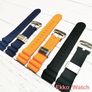 shock watch ✾☃()NEW 22MM RUBBER STRAP FITS SEIKO PROSPEX TURTLE DIVER'S WATCH. FREE SPRING BAR.FREE TOOLS
