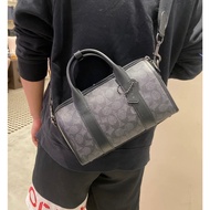 Genuine 100% COA * H Men's Bag Logo Printed Cowhide GOTHAM24 Portable Shoulder Messenger Bag CA186