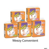 Baby Diapers ♣Weezy Disposable Baby Diaper Pants - Travel Pack (S26M22L20XL18XXL16) x 2 Packs (Twin