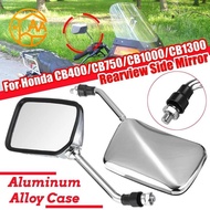 Motorcycle Handlebar Rear View Side Mirror Rearview Mirrors for Honda CB400 VTEC 1 2 3 4 CB-1 VTR250