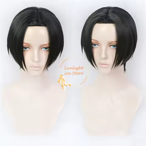 Anime Mikey Cosplay Wig Short Black Wigs Manjiro Sano Cosplay Wig Heat Resistant Synthetic Hair Hall