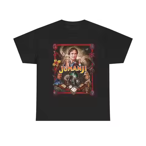 Jumanji T Shirt Vintage Robin Williams Movie Heavy Cotton