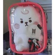 Bt21 rj jelly candy angry doll pouch armybomb acrylic