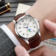Fashion Sun Moon Star Non-Automatic Mechanical Men's Watch Simple Digital Couple Quartz Watch2025060