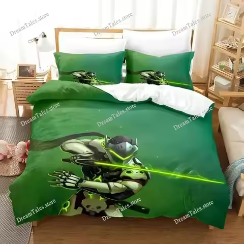 Game Cool Dragon Blade Genji By Bedding Set Single Twin Full Queen King Size Bed Set Adult Kid Bedro