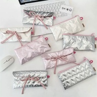 PINKY ROW - Coquette HANISA Mini Pencil Case - Pencil Case - Mini Pouch - Stationery Case