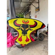 Thermal printed buffalo kite 2m and 2m5 vip purple wings