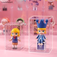 【Louisheart】 Stackable Acrylic Mystery Box Storage Display Frame Single Transparent Doll Box Display Stand Case Dust Proof Toys Collectible Artcrafts Boxes Hot