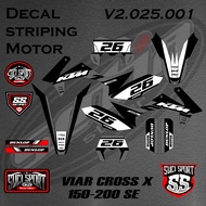 DECAL STICKER Viar CROSS X 150 SE Viar CROSS X 200 SE Viar Cross X 150 Decal/ (S1.01)
