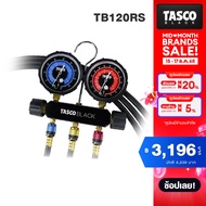 TASCO Black TB120RS Manifold Gauge เกจวัดน้ำยาแอร์ R22 R134a R404a R448a พร้อมสายชาร์จน้ำยา