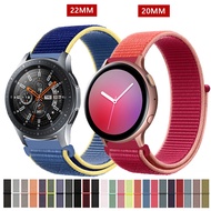20mm/22mm band For Galaxy Watch 3 45mm/46mm/42mm/active 2 Samsung Gear S3 Frontier Nylon Bracelet Huawei watch GT 2 2e pro strap