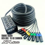 CHANEL / Audio Cable Snake Box Cable Bs-8 Female To 8x XLR Male Snake Cable 8 Channel SPL Audio Cabl