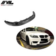 E90 1M Carbon fiber front bumper lip for BMW E90 LCI