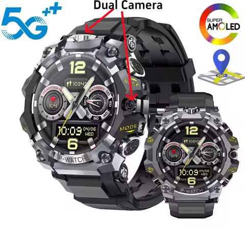 Q668 Smartwatch 5G Cellular Android 10.0 1.95inch AMOLED 720*720 Dual 800W Camera GPS WiFi Smart Wat