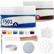 Fiberglass Boat Repair Kit, Gel Coat & Marine Grade Fiberglass Repair Kit for Boats, Kayaks, Jet Ski